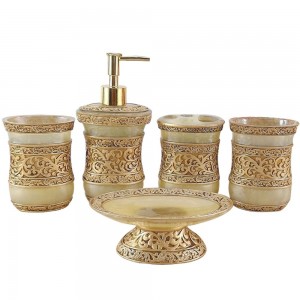 Phoenix Legend Resin 5 Piece Bathroom Accessory Set