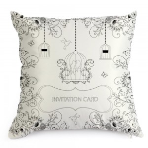 Graffiti Cushion Cover Case Pillow Custom Zippered Square Pillowcase 17.7x17.7 Inches