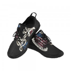 Custom Sports Breathable Woven Running Shoes For Men