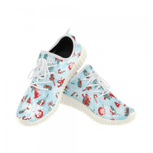 Custom Sports Breathable Woven Running Shoes For Women